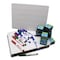 Flipside Two-Sided Dry Erase Boards, Ruled/Plain, 9in. x 12in., with Colored Pens + Student Erasers, 12PK 21134 - alternate 1